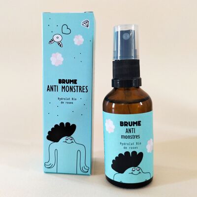 Organic rose water anti-monster child mist